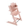 Stokke Tripp Trapp kinderstoel Beuken Serene roze met Baby set Tangara Groothandel voor de Kinderopvang Kinderdagverblijfinrichting